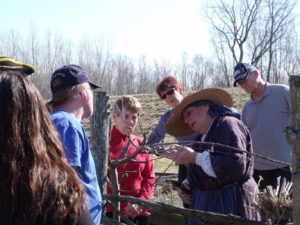 Pruning demonstration of heirloom apple trees.